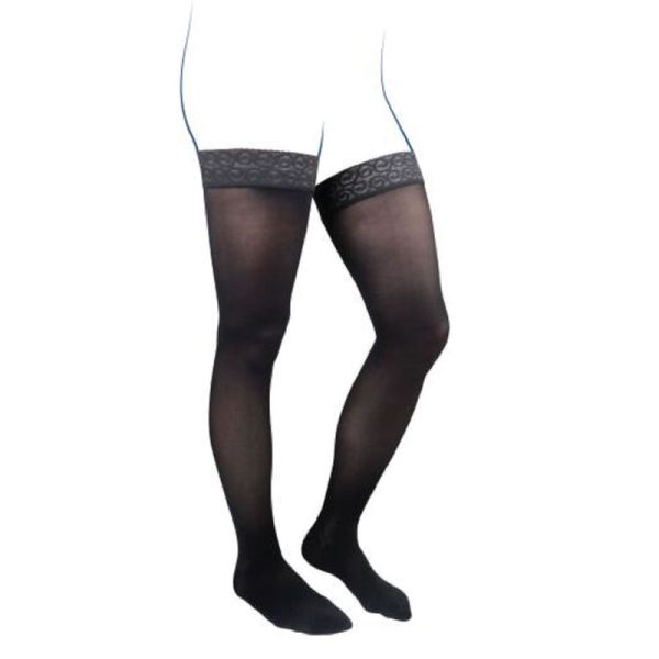 VENOFLEX KOKOON ABSOLU Bas Cuisse NOIR - Contention Femme Classe 2