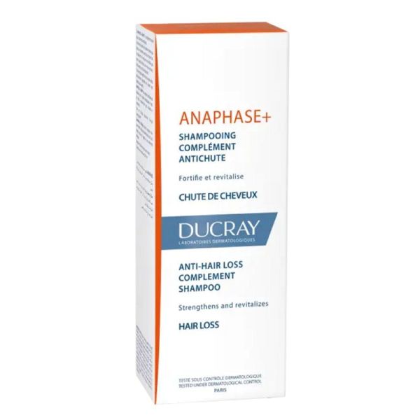 ANAPHASE+ Shampooing Complément Antichute 200ml - Chute de Cheveux Progressive, Soudaine