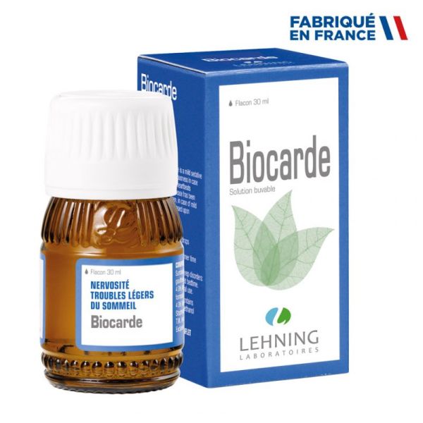 Lehning Biocarde Nervosité Troubles légers du sommeil - Flacon 30 ml