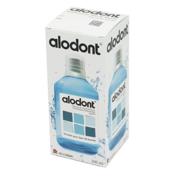 Alodont, solution pour bain de bouche 200 ml Petit modèle