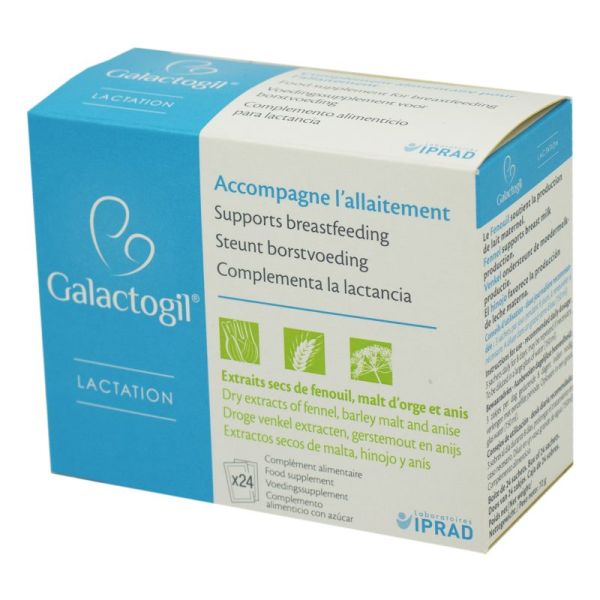 GALACTOGIL LACTATION Sachets - Complément Alimentaire Galactogène à Base de  Plantes - Bte/24