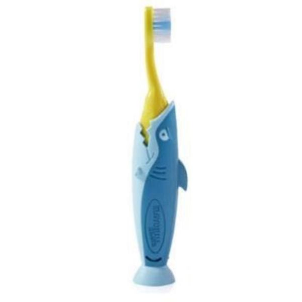 ELGYDIUM KIDS Brosse à Dents SHARK / REQUIN - Nourrissons et Enfants de 2 à 6 Ans - 1 Unité