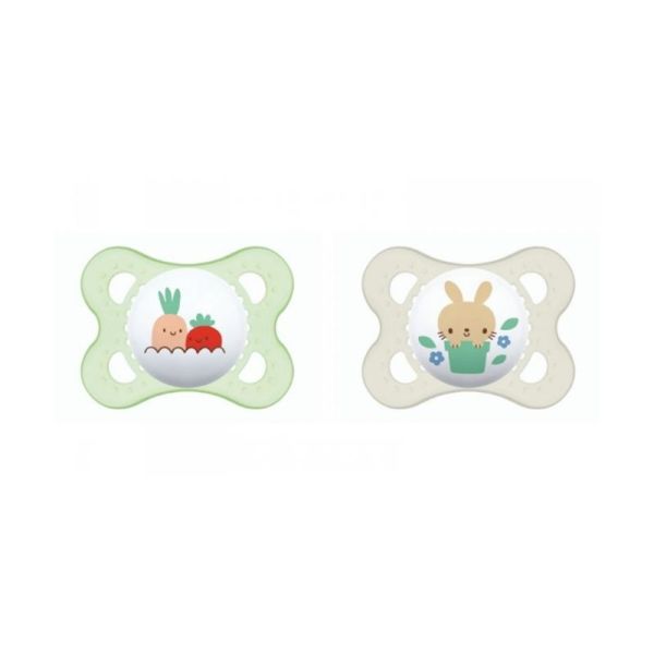 MAM 2 Sucettes Original Animaux 2-6 Mois Silicone  Référence 4