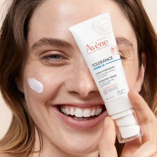 AVENE TOLERANCE HYDRA-10 Crème Hydratante 40ml - Peaux Sensibles Sèches à très Sèches