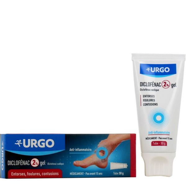 URGO Diclofénac 2% Gel - Entorses, Foulures, Contusions