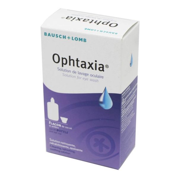 OPHTAXIA Solution Ophtalmique pour Lavage Oculaire Flacon 120ml