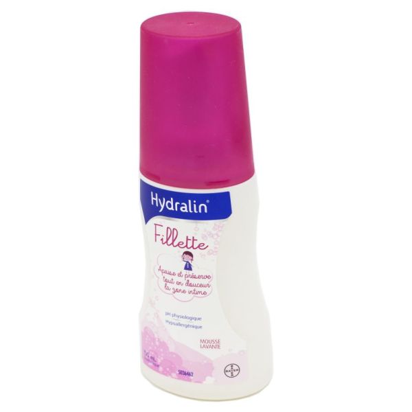 HYDRALIN FILLETTE Mousse Lavante pour l' Hygiène Intime des Plus Petites Filles / Fillettes - Apaise