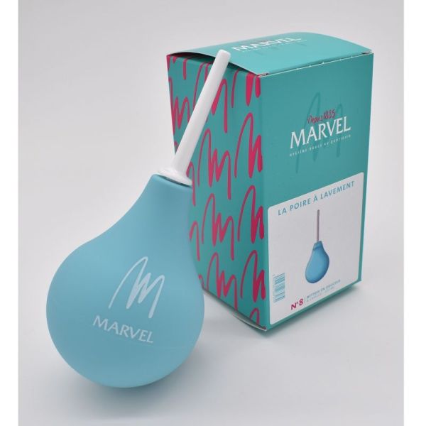 MARVEL la Poire à Lavement avec Canule 90ml 150ml 225ml 350ml 480ml -  Lavement Rectal - Bte/1