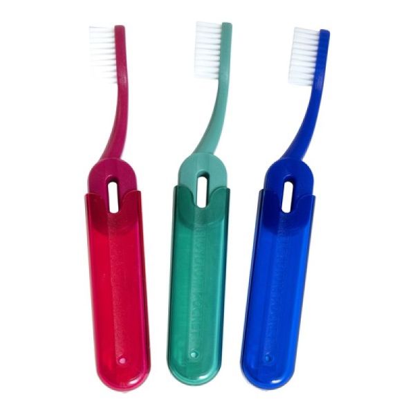 ELGYDIUM - Antiplaque 1 Brosse à dents voyage + 1 dentifrice anti plaque  50ml