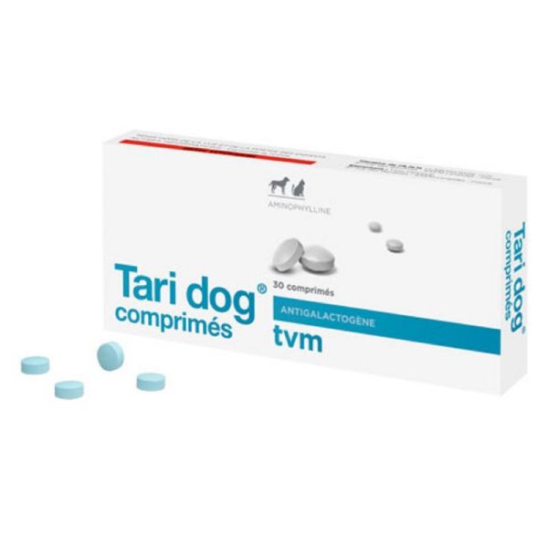 TARI-DOG 30 Comprimés - Antigalactogène Chattes, Chiennes