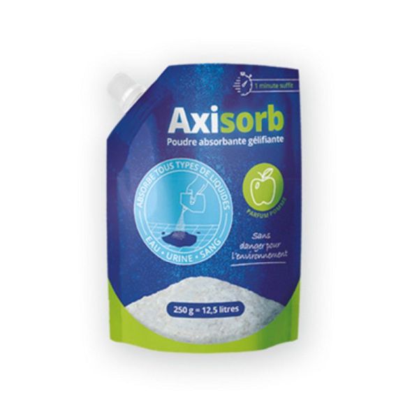 AXISORB 250g - Poudre Absorbante Gélifiante - Absorption Tous Types de Liquides