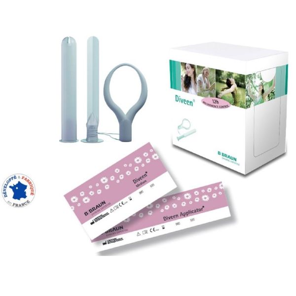 DIVEEN - 15 Dispositifs + 1 Applicateur - Dispositif Intravaginal pour Incontinence d' Effort