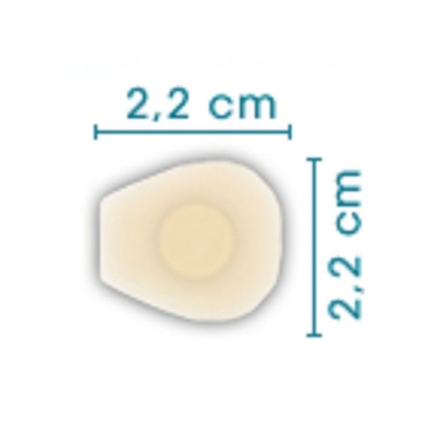 COMPEED 10 Pansements Oeil de Perdrix Moyen Format 2.2 x 2.2cm - Technologie Hydrocolloïde