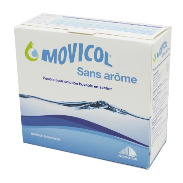 Movicol sans Arôme, poudre pour solution buvable - 20 sachets