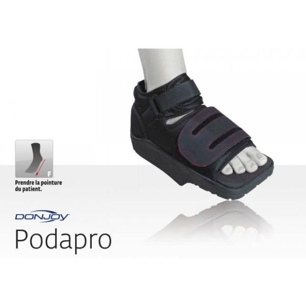 DONJOY PODAPRO Chaussure Post Op - Homme/Femme - Taille XS à XL (36 à 47) - Hallux Valgus, Oedémes