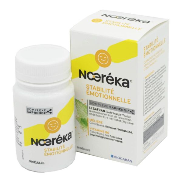 NOEREKA Stabilité Emotionnelle 30 Gélules - Complément Alimentaire