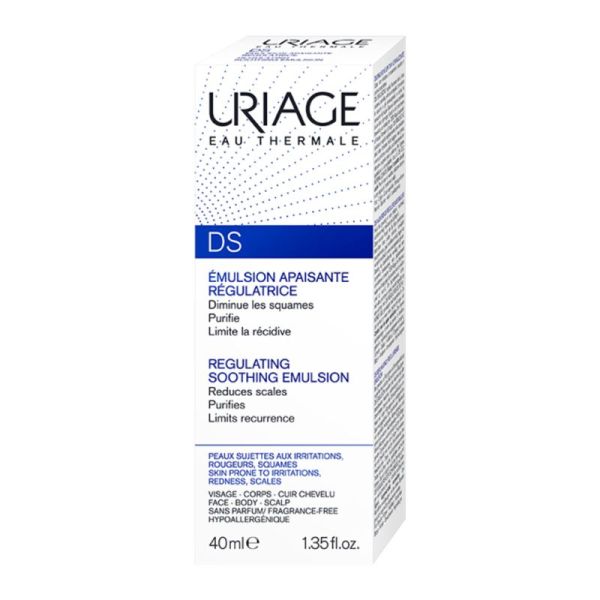 URIAGE DS Emulsion 40ml - Soin Régulateur Visage, Corps, Cuir Chevelu