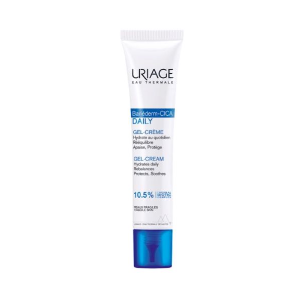 URIAGE BARIEDERM CICA Daily Gel Crème Visage 40ml - Hydratation Peaux Fragiles