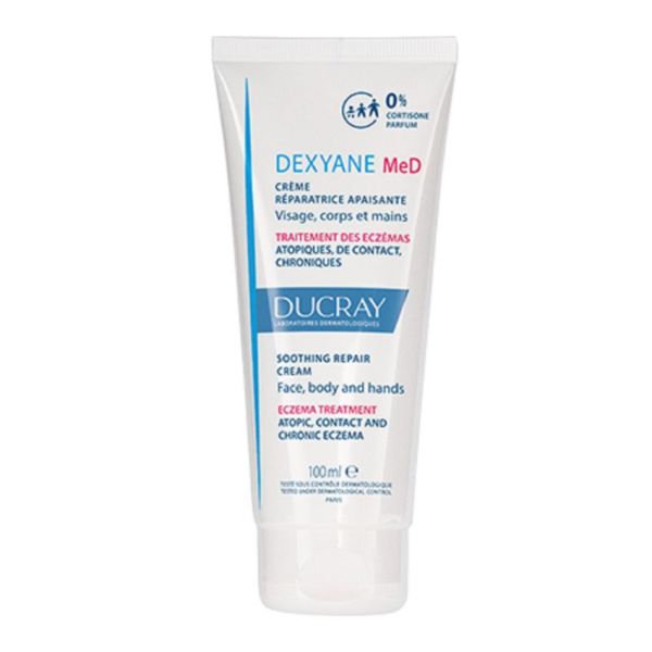 DEXYANE MED Crème Réparatrice Apaisante 100ml Visage et Corps - Traitement des Eczémas - Dès 3 Mois