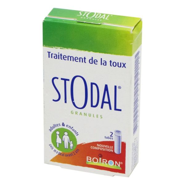 Stodaline sirop homéopathique sans sucre Boiron - Toux mixte - Dès 2 ans