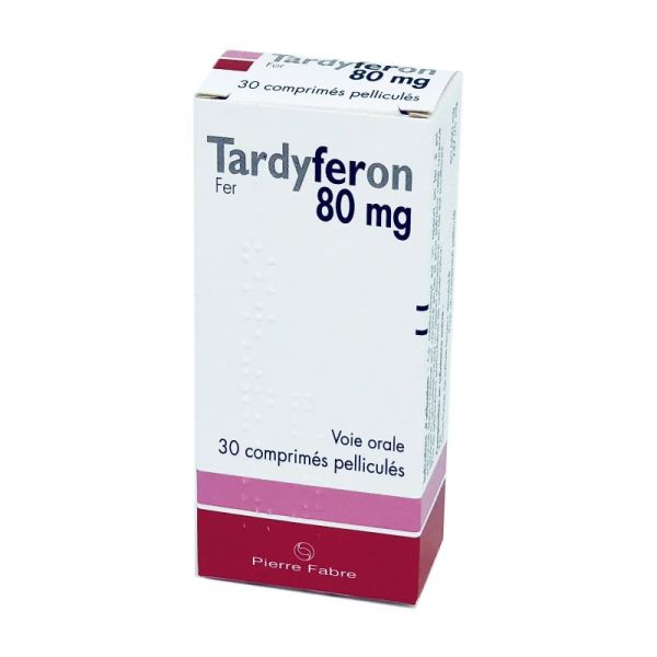 Tardyferon 80 mg, 30 comprimés enrobés