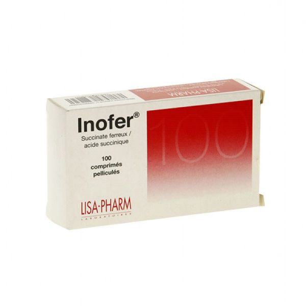 INOFER, 100 comprimés pelliculés