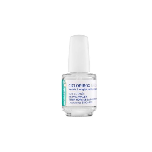 Ciclopirox 8 %, vernis à ongles médicamenteux - Flacon 3 ml + pinceau