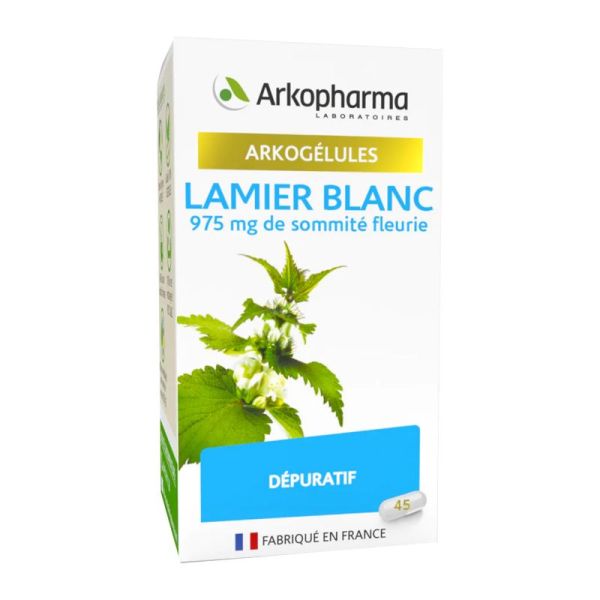 ARKOGELULES Lamier Blanc 975mg de Sommité Fleurie - Bte/45 - Dépuratif
