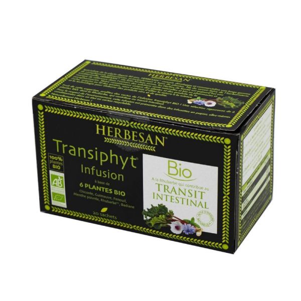 Acheter Herbesan Tisane Bio Transit Facile N°2 - 20 sachets