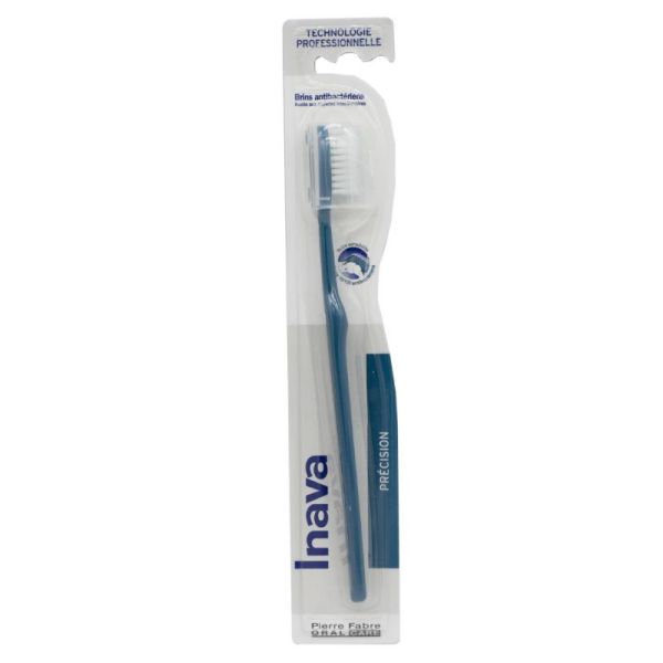 INAVA PRECISION Brosse à Dents - 2 Types de Brins : 10/100 + Sensibilité - 1 Unité