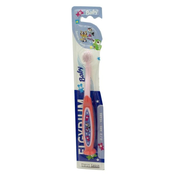 ELGYDIUM BABY Brosse à Dents d' Apprentissage pour Nourrissons de 0 à 2 Ans - 1 Unité