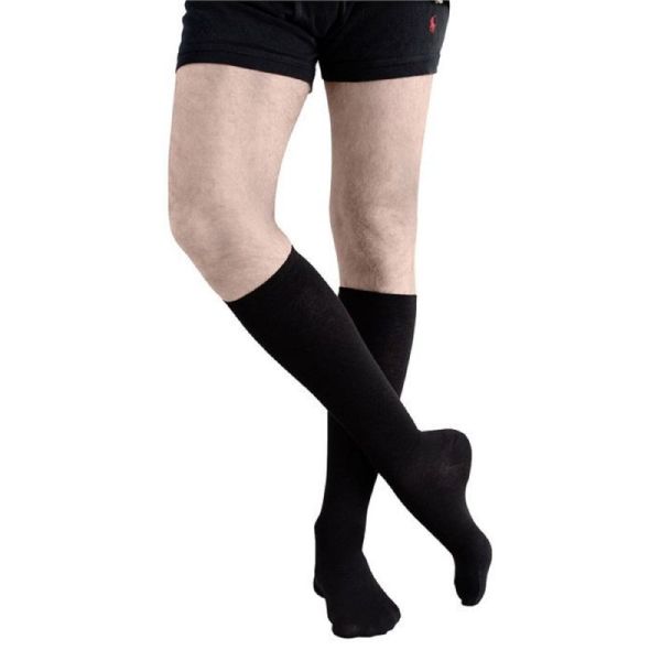 SIGVARIS ACTIVE CONFORT FRAICHEUR Chaussettes NOIR - Contention Homme Classe 2