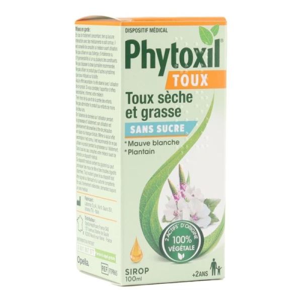 PHYTOXIL Toux - Toux sèche et grasse - sans sucre
