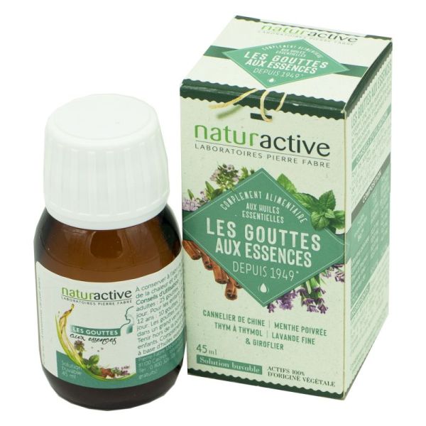 NATURACTIVE GOUTTES AUX ESSENCES (GAE) solution buvable 45 ml