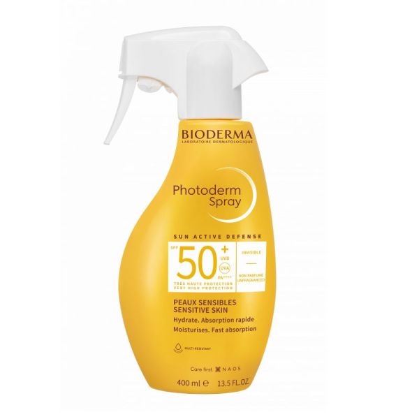 PHOTODERM Spray Invisible SPF50+ 400ml - Toutes Peaux Sensibles