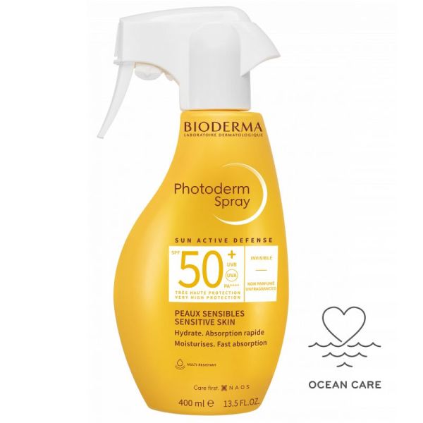 PHOTODERM Spray Invisible SPF50+ 400ml - Toutes Peaux Sensibles