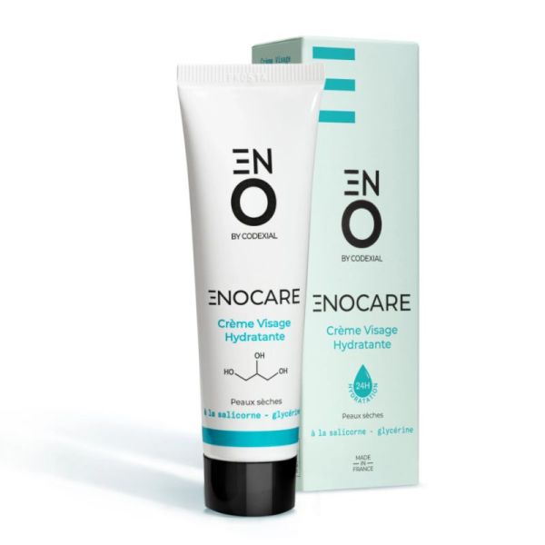 ENOCARE CREME VISAGE HYDRATANTE 30ml - Peaux Sèches - Visage, Contour des Yeux, Cou, Décolleté