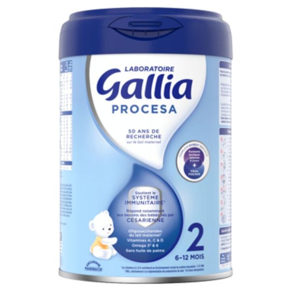 GALLIA CALISMA 1 Mini Biberons 70ml x6 avec Tétine - Lait Liquide Prêt à  l'Emploi - 0 à 6 Mois