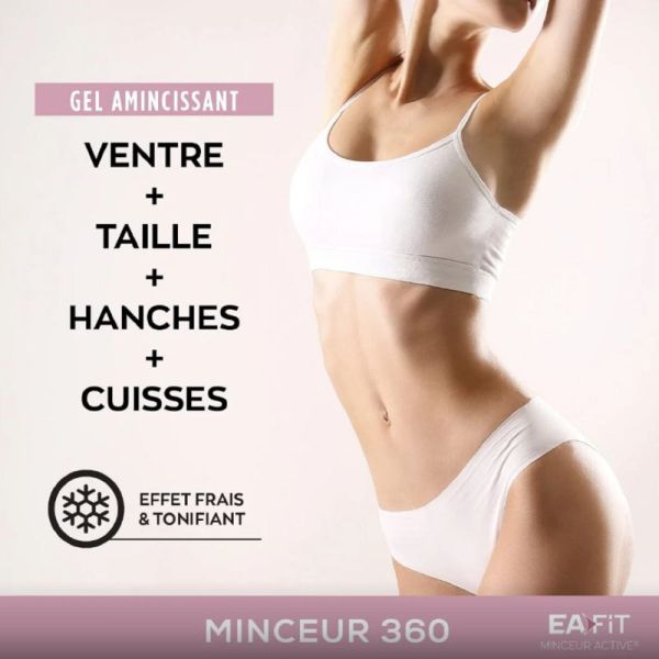 EAFIT MINCEUR 360 Gel 200ml - Gel Amincissant Effet Frais et Tonifiant