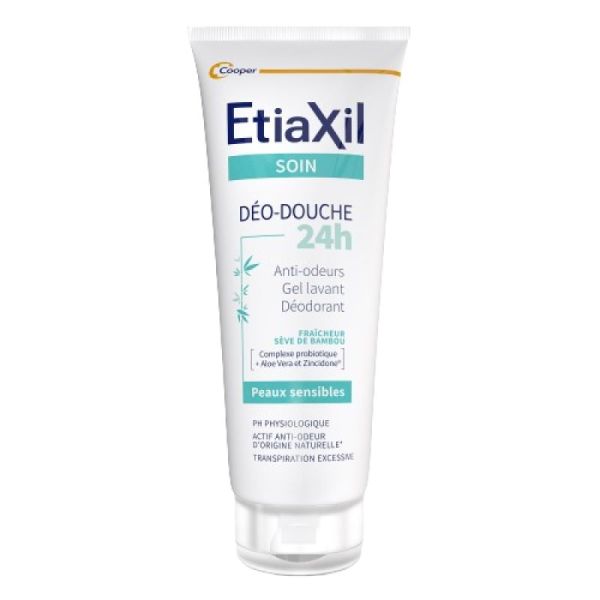 ETIAXIL SOIN Déo Douche 24h 200ml - Gel Lavant Déodorant Anti Odeurs - Transpiration Excessive