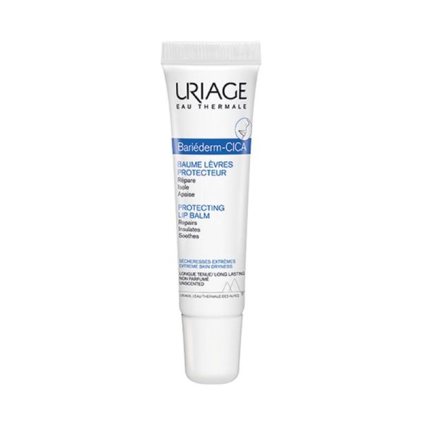 URIAGE BARIEDERM CICA Lèvres Baume Protecteur 15ml - Lèvres Desséchées et Abîmées