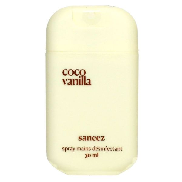 Saneez coco vanille spray mains désinfectant 30ml