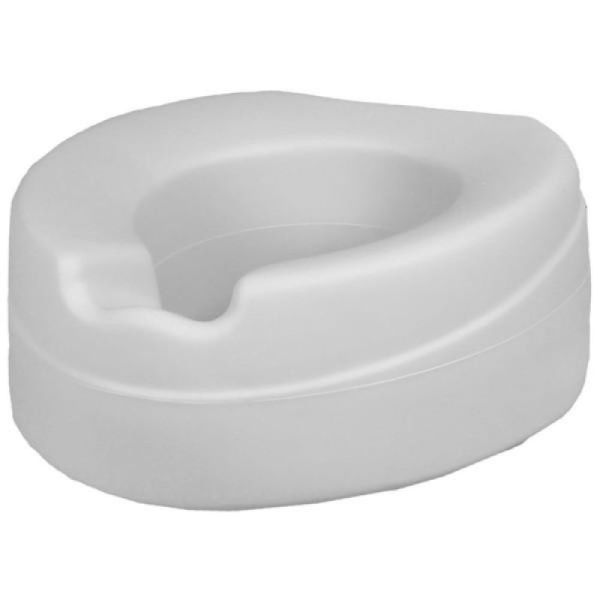 BETTERLIFE le Rehausse Toilette Extra Confort / Surélévateur WC en Mousse Recouvert de PVC - 1 Unité