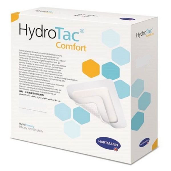 HYDROTAC Comfort 20 x 20 cm - Pansement Adhésif Hydrogel Hydrocellulaire Stérile - Bte/10