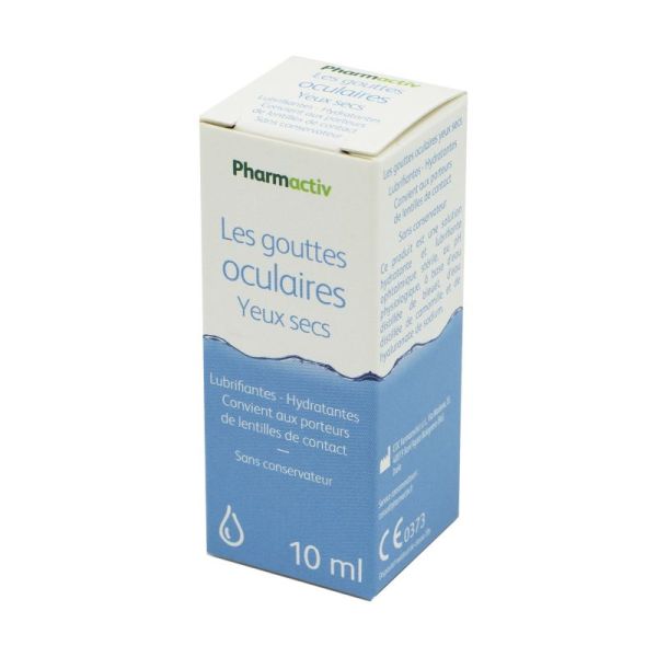 PHARMACTIV Les Gouttes Oculaires 10ml - Yeux Secs