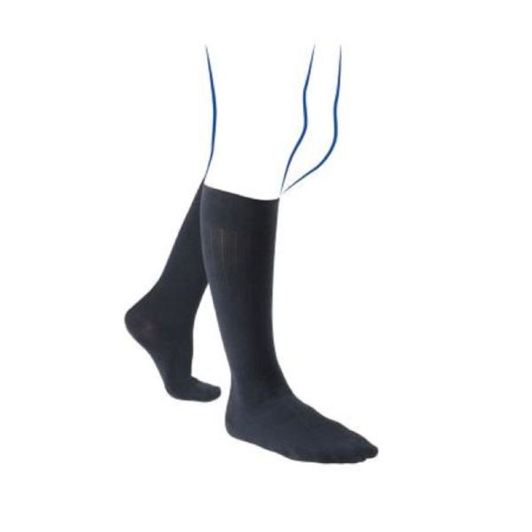 THUASNE VENOFLEX City Confort Coton Noir - Chaussette de Contention en