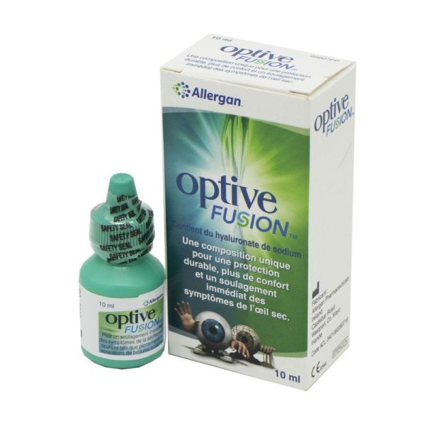 OPTIVE FUSION Solution ophtalmique lubrifiante - Flacon 10 ml