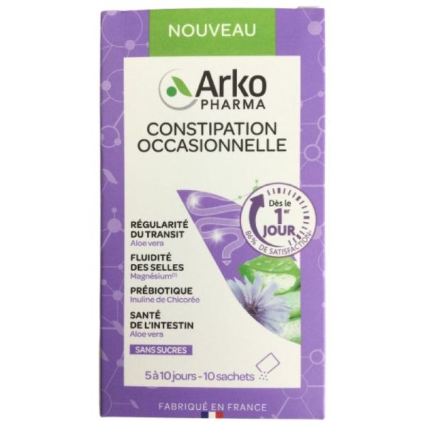 ARKOPHARMA - Constipation occasionnelle - 10 sachets