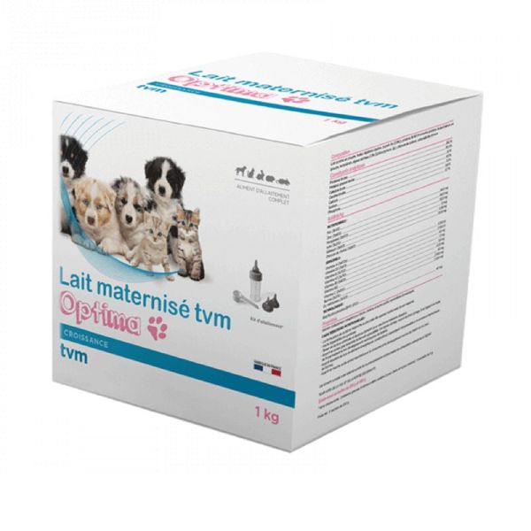 OPTIMA Kit Lait Maternisé 1kg - Chat, Chien, Mammifères Domestiques