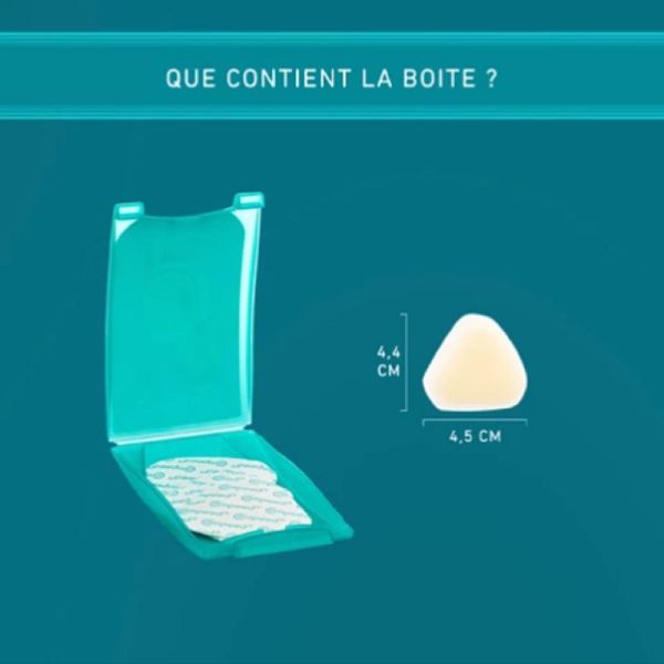 COMPEED 6 Pansements Durillons Moyen Format 4.4 x 4.5cm - Technologie Hydrocolloïde